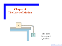 C04 The Laws of Motion (Concept)