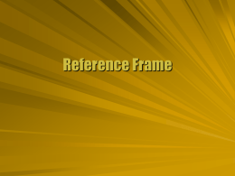 Reference Frame