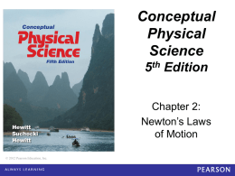 Conceptual Physical Science 5e — Chapter 2