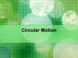 Circular Motion (AIS).
