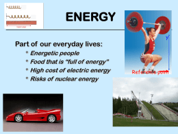 Work, Energy & Power