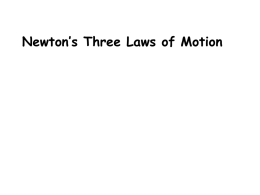 newton`s 3 laws - FreeScienceStuff.com