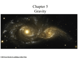 Chapter 5: Gravity