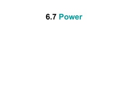 6.7 Power