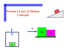 Newtons Laws Concepts MC
