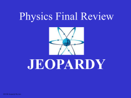 jeopardy final physics review