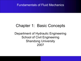 ME33: Fluid Flow Lecture 1: Information and Introduction