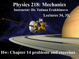 Lectures 34