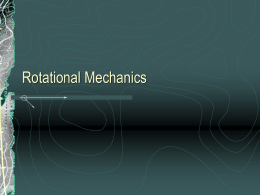 Rotational Mechanics