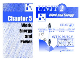 CPO Chapter 5 Work Energy Power