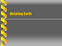 Rotating Earth
