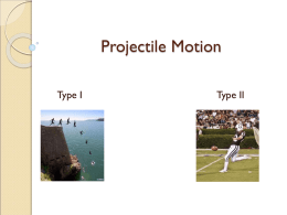 Projectile Motion - Solon City Schools