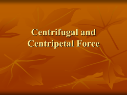 How to Develop Required Amount of Centripetal Force