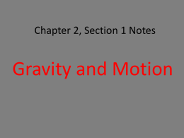 Chapter 2, Section 1 Notes