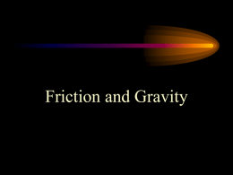 What is Friction? - Mona Shores Blogs