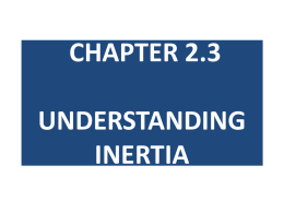 chapter 2.3 understanding inertia