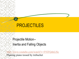 projectilessatellites and gravity