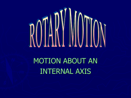 rotary motion - GEOCITIES.ws