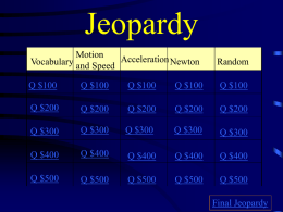 Jeopardy