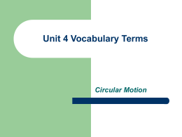Unit 4 Vocabulary Terms