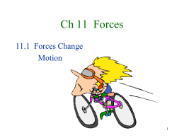 Ch 11 Forces