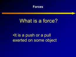Forces - Red Eagle Physics!