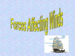 Forces Affecting Wind
