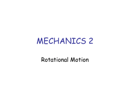 rotational motion quantities