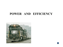 ert146 lect on power and effeciency