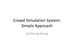 Crowd Simulation System