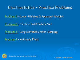 electrostatics problems