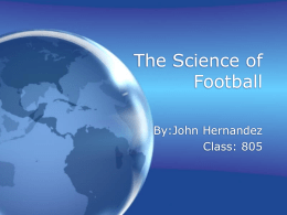 The Science of Sports