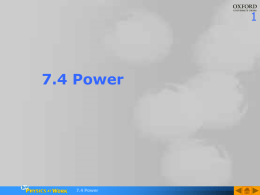 7.4 Power - OoCities
