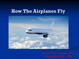 How Airplanes Fly - Rotaract Club Cairo Royal