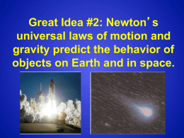Issac Newton`s Laws of Motion 1 st Law