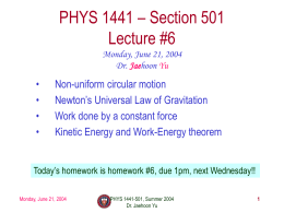 Monday, June 21, 2004 - UTA High Energy Physics page.