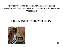 ert146 lect kinetic of motion