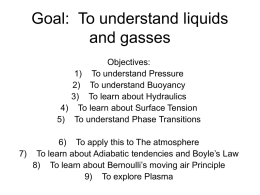 Lecture 13 - Fluids