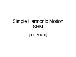 Simple Harmonic Motion v20120109