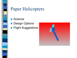 Paper Helicopters info