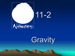 11.2 gravity