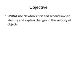Newton`s Second Law 2 PPT