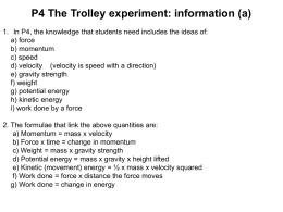 P4 The Trolley experiment - School