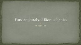 Biomechanics PowerPoint