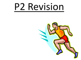 P2 Revision