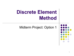 Discrete Element Method