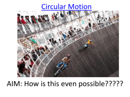 Circular Motion