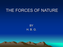 the forces of nature
