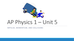 AP Physics 1 * Unit 5