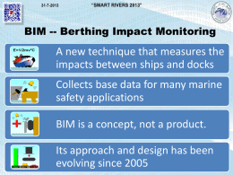 Why Monitor Berthing Impacts and Mooring